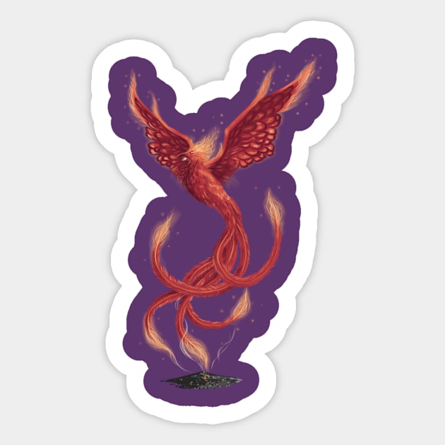 Phoenix Sticker by Velvet